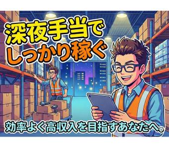 5/26新着！19-翌6時他/夜勤/短期/アマゾン川崎倉庫での軽...