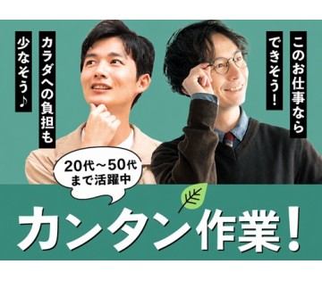 20～40代活躍中／カンタン作業で幅広い年代が活躍中！／月収例2...