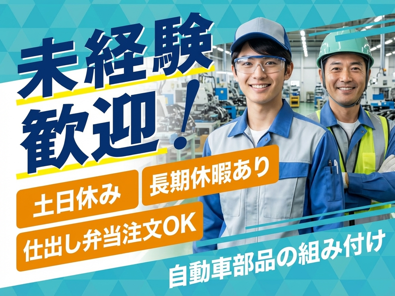 ＜広島市安芸区＞【未経験歓迎★月収24万円可】自動車部品の組み付...
